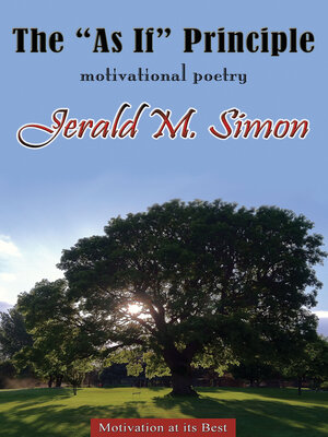 cover image of The "As If" Principle: Motivational Poetry